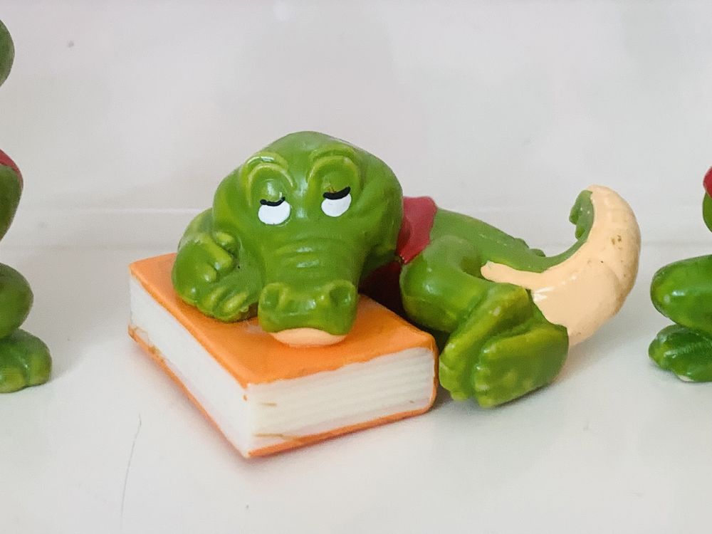 Kinder niespodzianka Crazy Crocos, Krokodyle w szkole vintage 1991