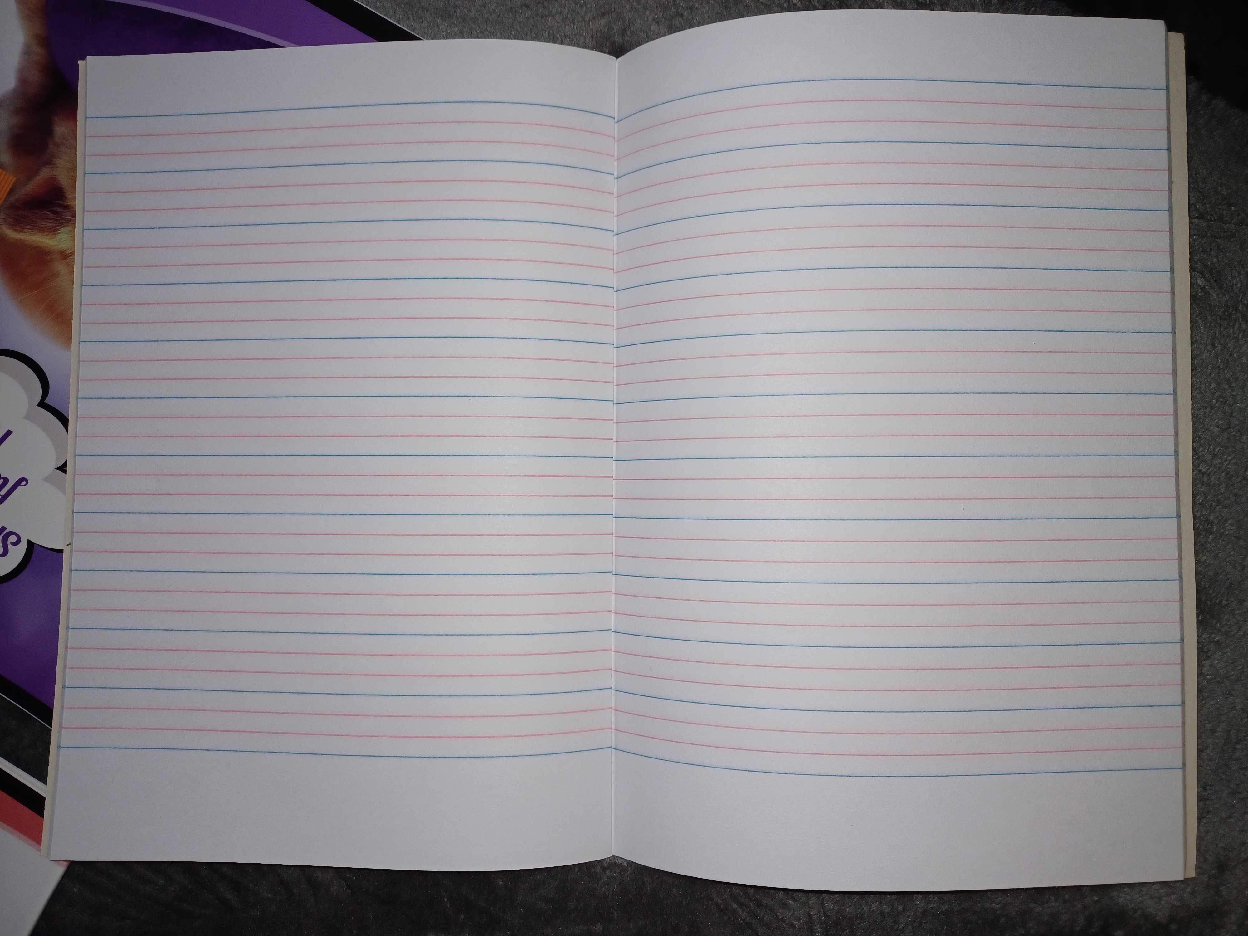 Notes zeszyt A5 w trzylinię 16 kartek 7 szt cena za całość plus gratis