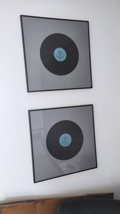 Obrazy vintage z płyt winylowych