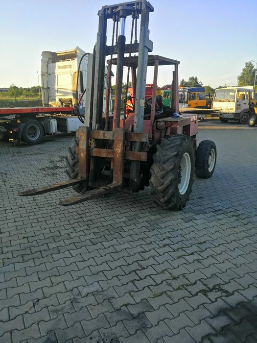 teren. wózek widłowy MANITOU 4x4 widlak sztaplarka udź 3,5t transport