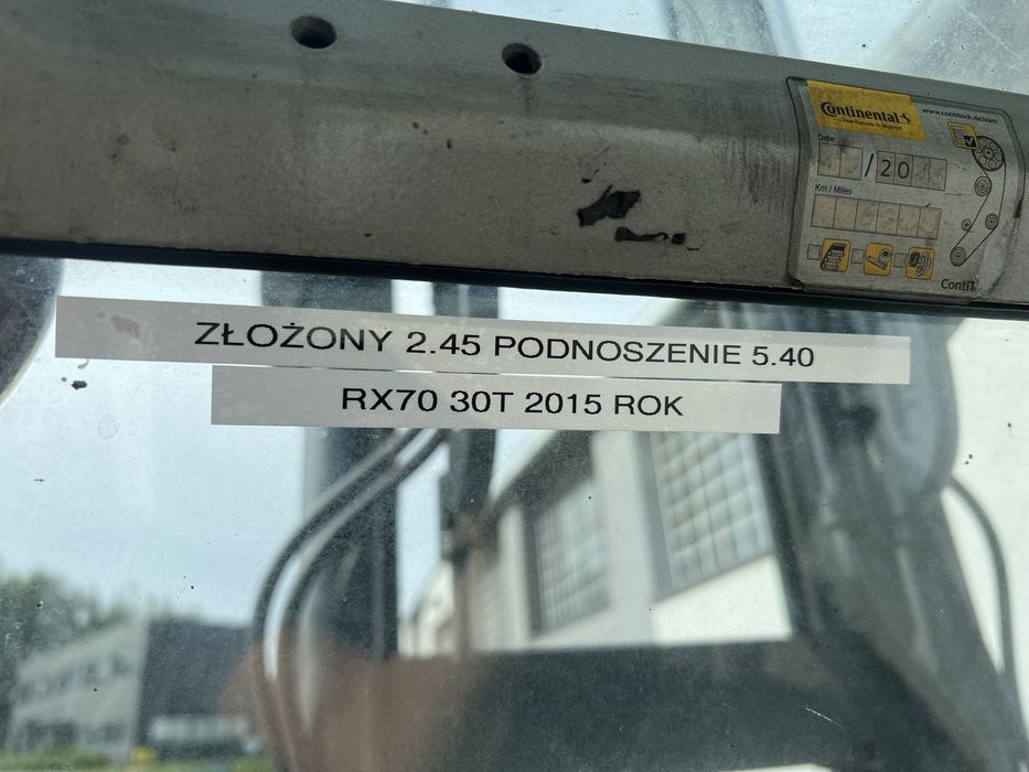 WÓZEK WIDŁOWY STILL RX70-30T 3 tony udźwig gazowy wolny skok WYNAJEM