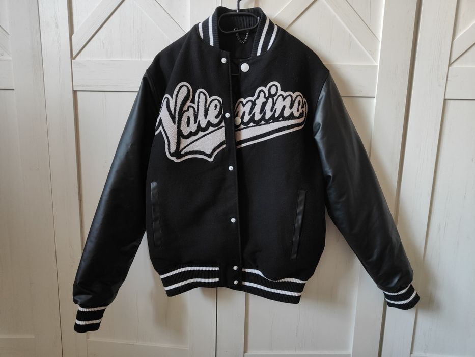 Bomber bomberka kurtka Valentino baseball jacket 100% bawełna S