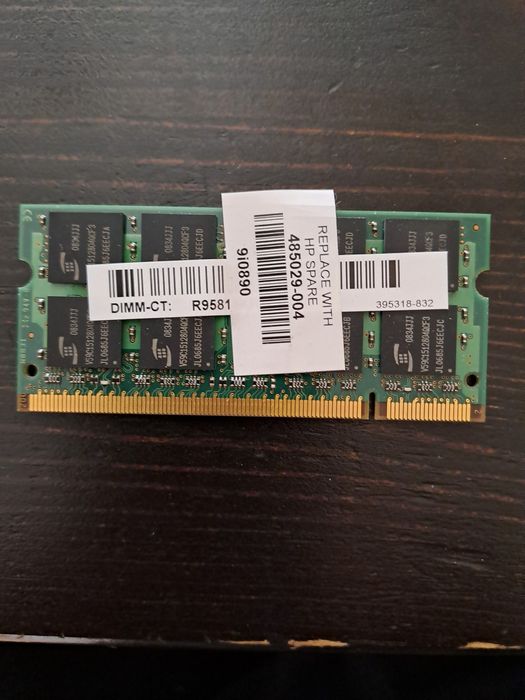 1GB RAM DDR2 667MHz SODIMM CL564283966898561122