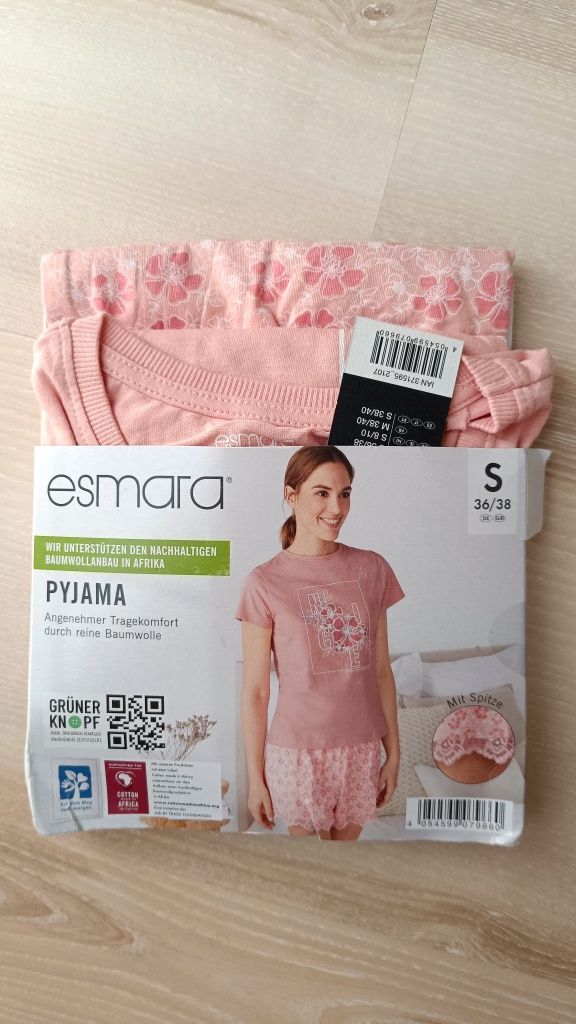 Бавовняна піжамка esmara S