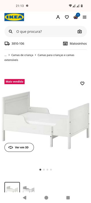 Cama extensível Ikea