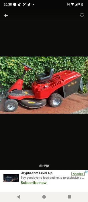 Wolf garten kosiarka traktorek