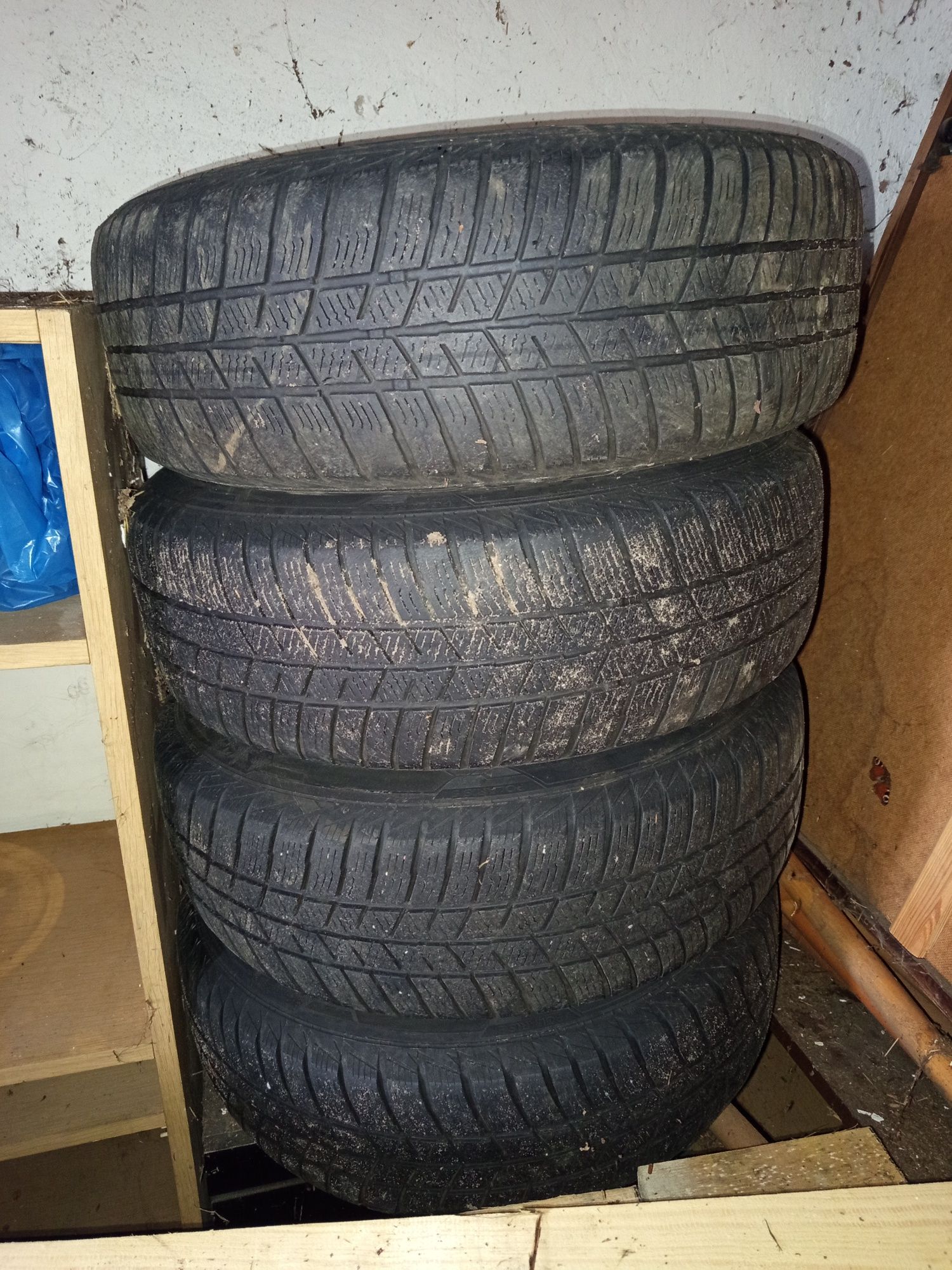 Zimowe koła R15 szkoda octavia