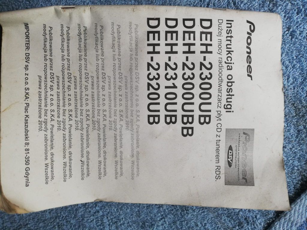 Autoradio Pioneer DEH-2300UB