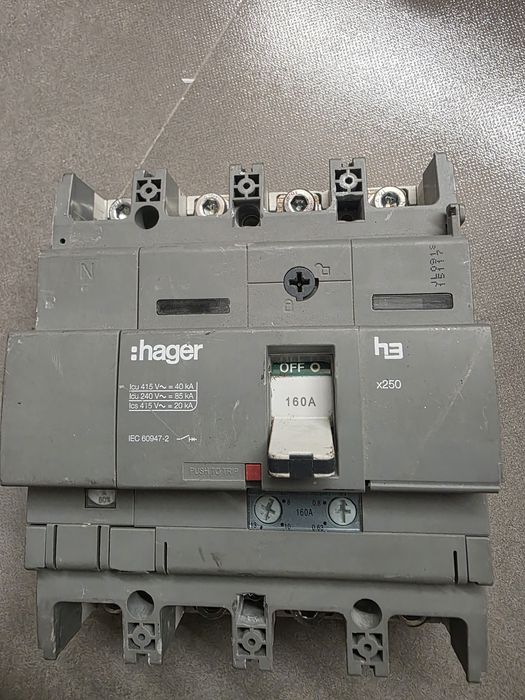 Material elétrico dijuntores de 160A