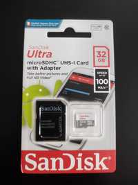 Karta pamięci microSD (SDHC) 32GB + adapter