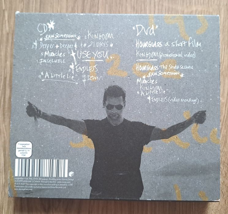 Depeche Mode Dave Gahan Hourglass CD+DVD