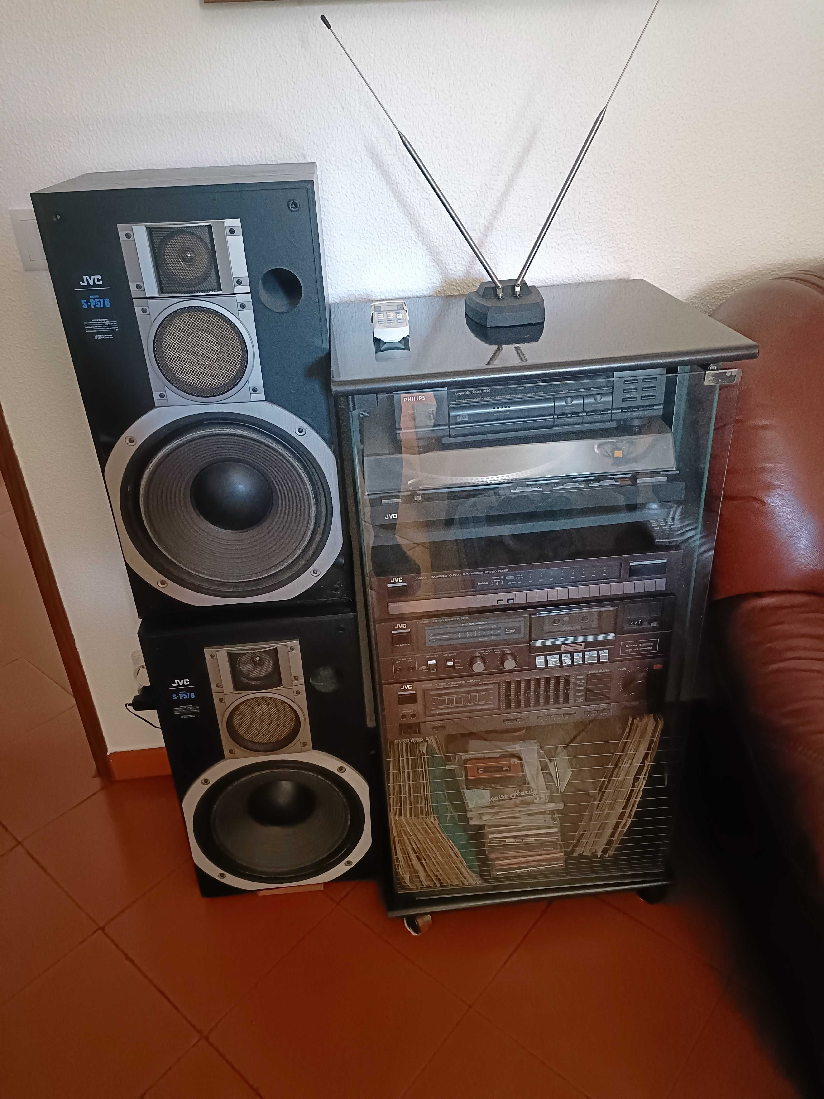 Aparelho de som completa da JVC