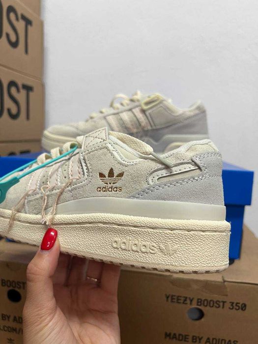 Кроссовки Adidas Forum 84 Low Off White Beige / Адидас Форум беж 38 39