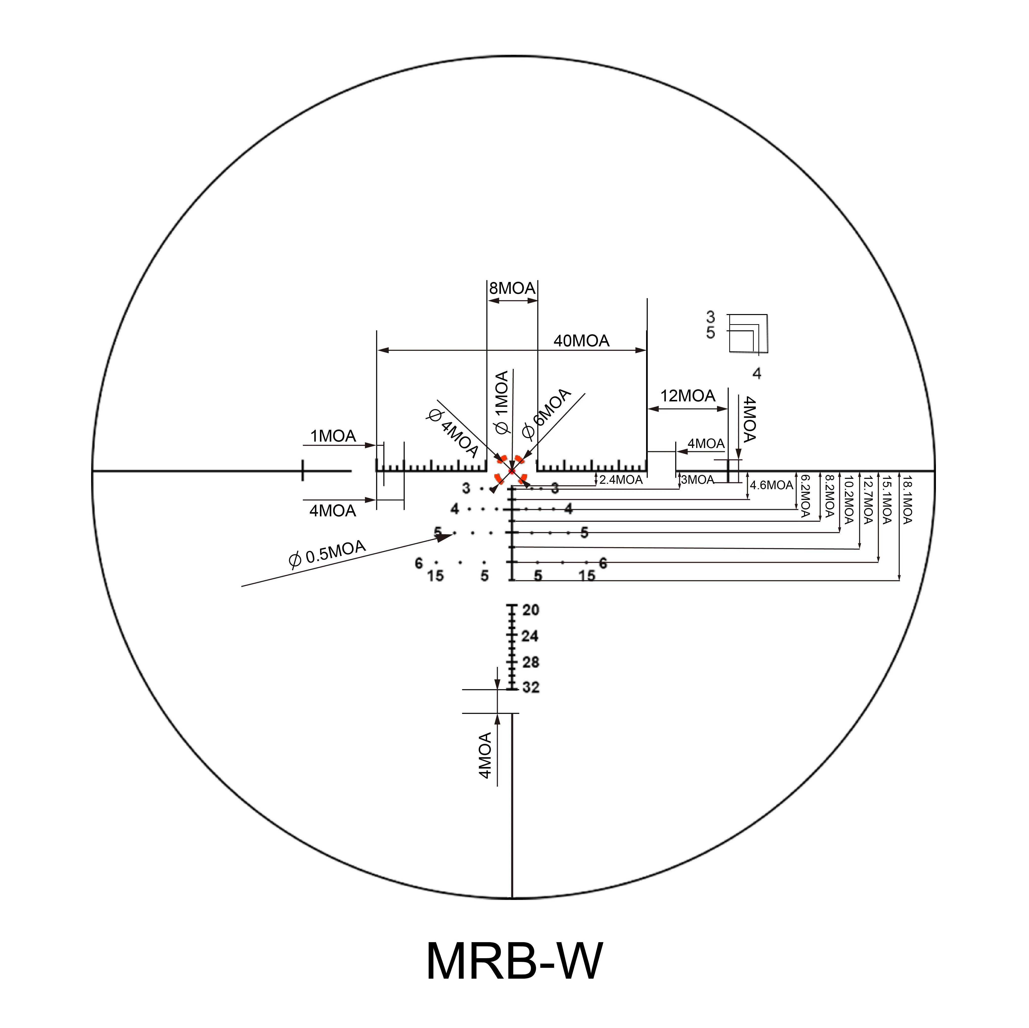 Оптичний приціл Red Win Optics Kuiper 1.2-6×24SFP АК-74 AR-15 M4 AR-10