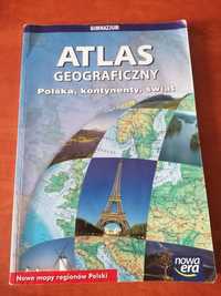 Atlas geograficzny. Polska, kontynenty, świat. Gimnazjum.