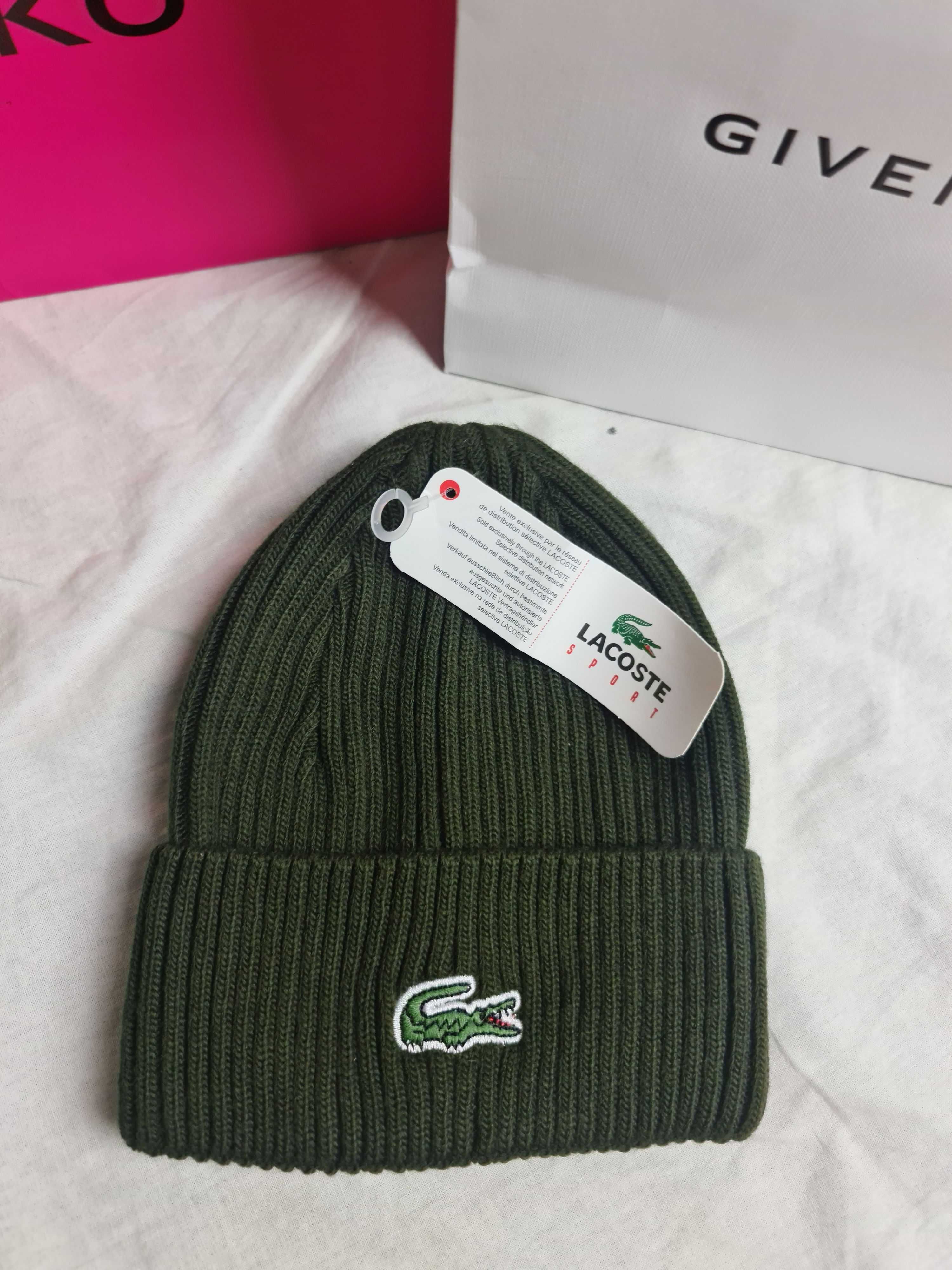 Czapka czapki zimowe męskie  damskie Boss Gant premium Lacoste