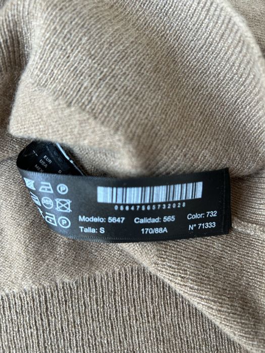 Kardigan kaszmirowy Massimo Dutti rozmiar S