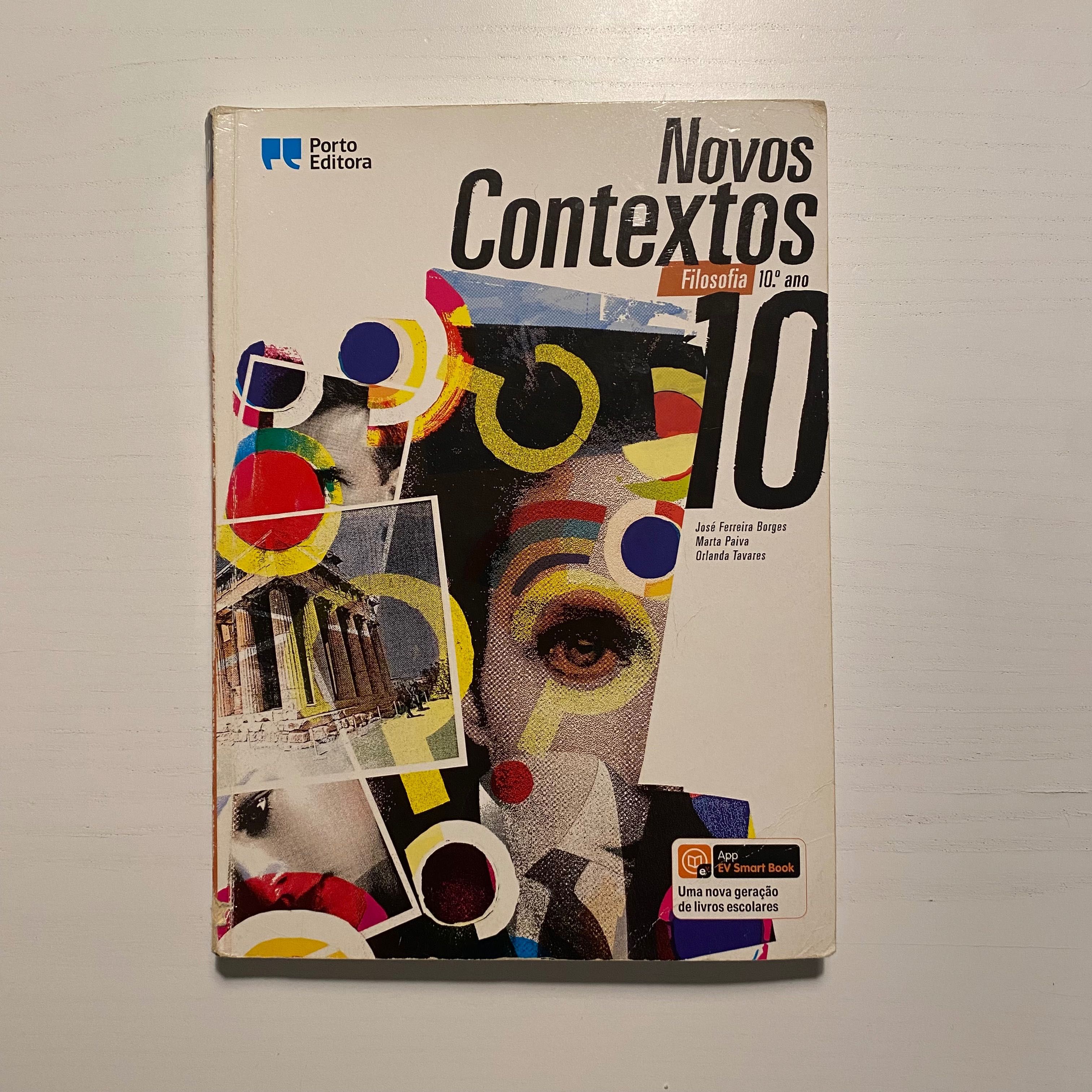 Novos Contextos Manual de Filosofia 10º ano Porto Editora