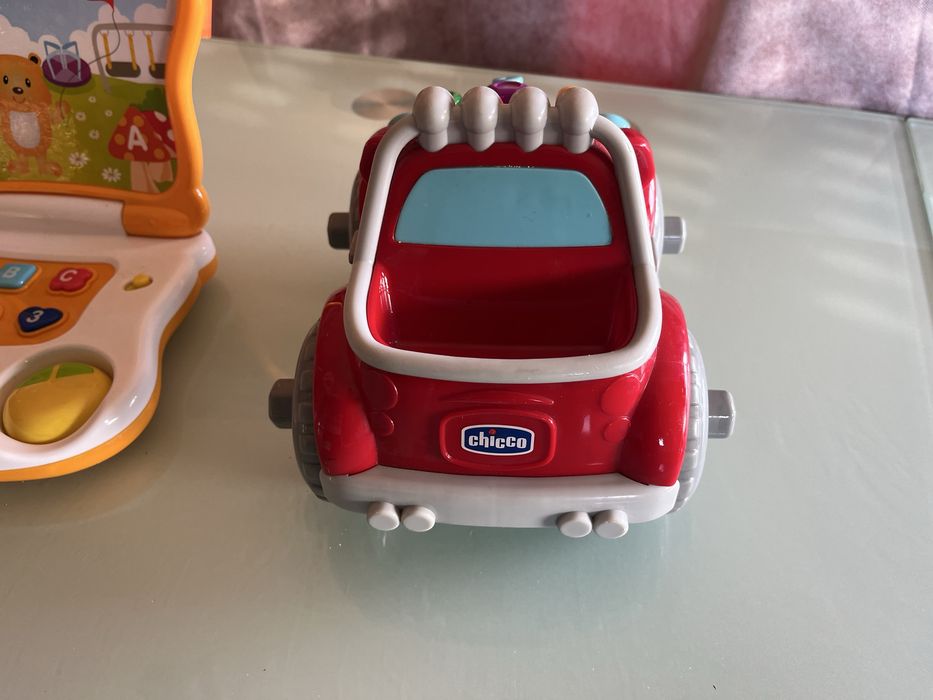 Lote conjunto 2 brinquedos interativos - Carro chicco computador zoko