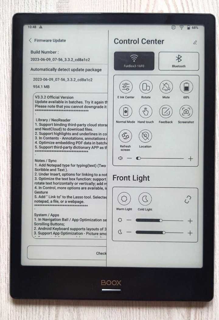 ONYX BOOX Note Pro - E-book. E-Ink Mobius Carta 10,3'', 6100mAh