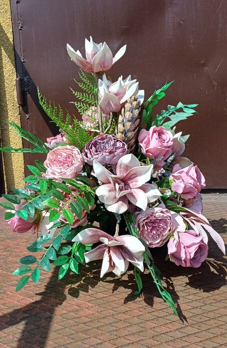 Bukiet do wazonu - stroik na cmentarz lub do domu