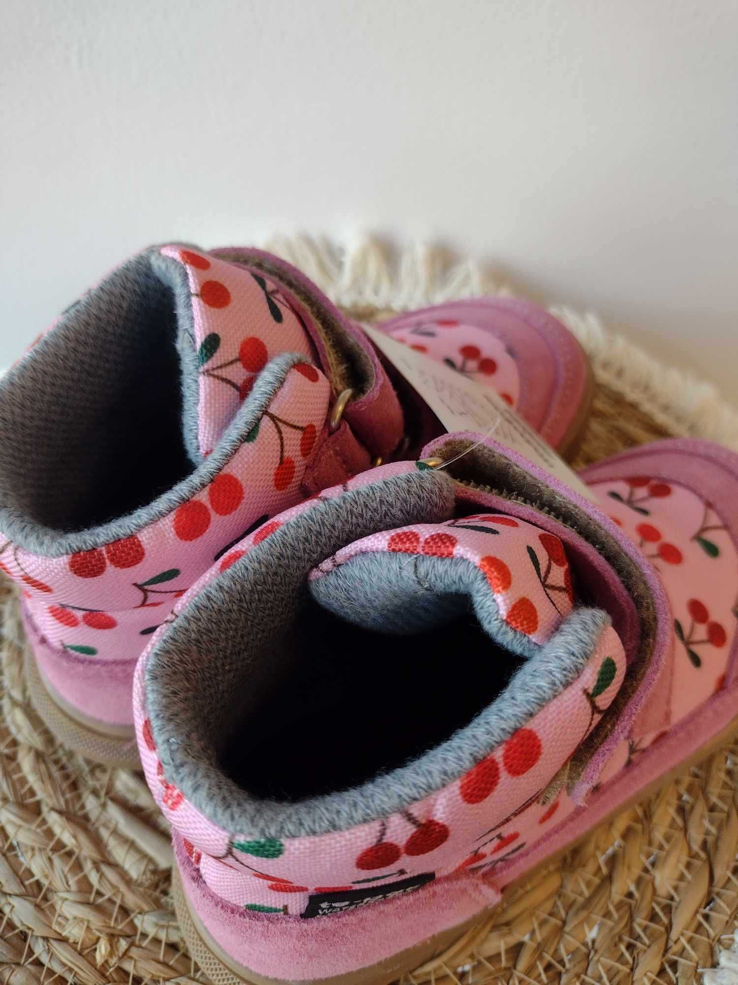Trzewiki dziewczęce r.28 Mido 32-41 cherry pink TE-POR