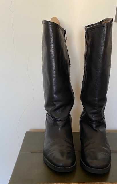 Botas altas Zara pretas, senhora