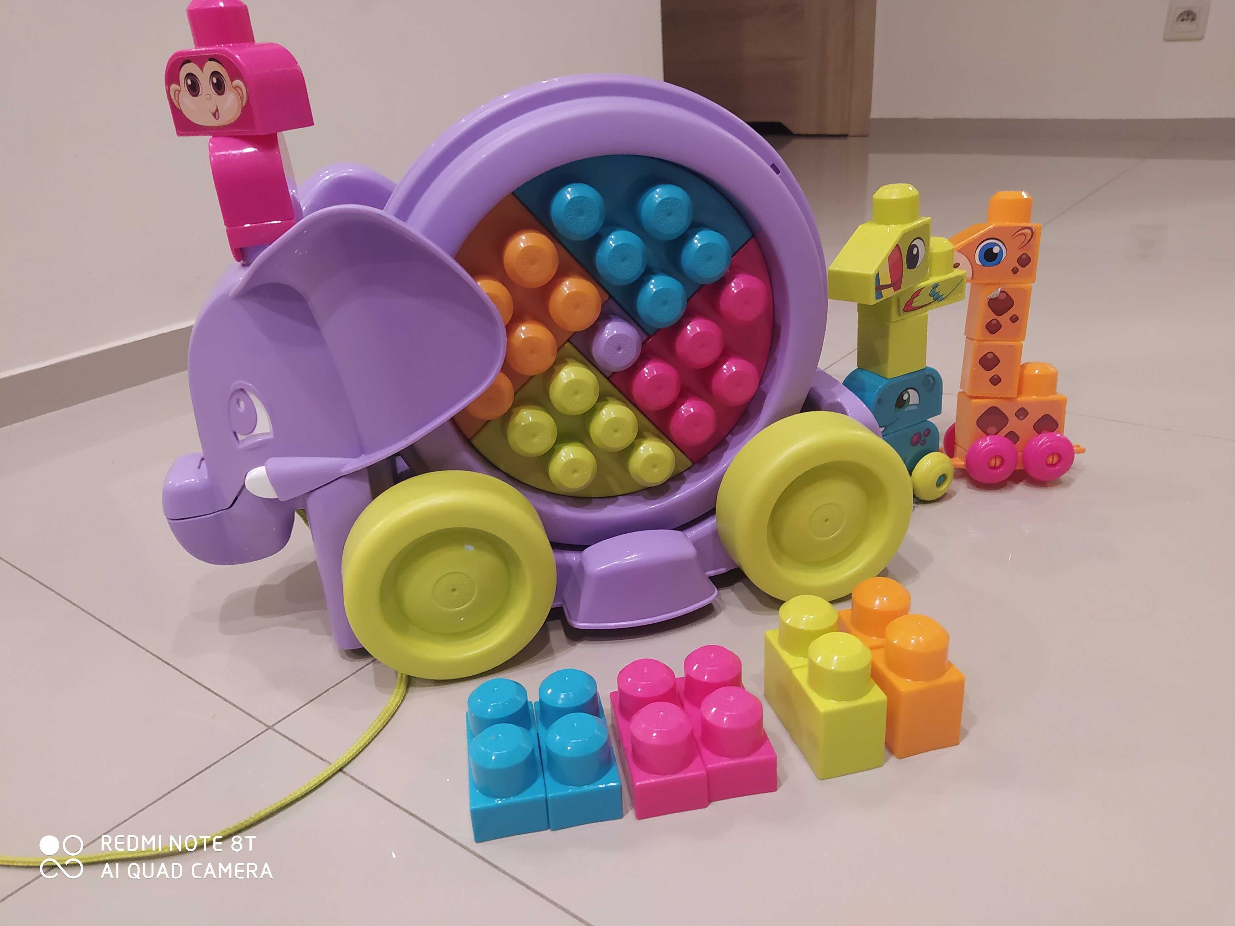 Klocki  Fisher Price Mega Bloks Elephant