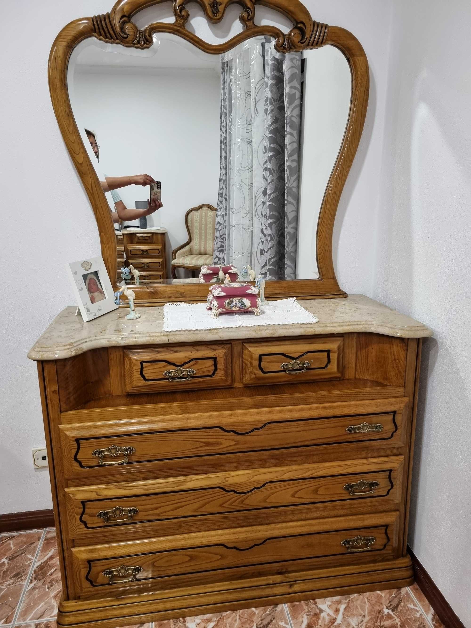 Quarto casal madeira maciça