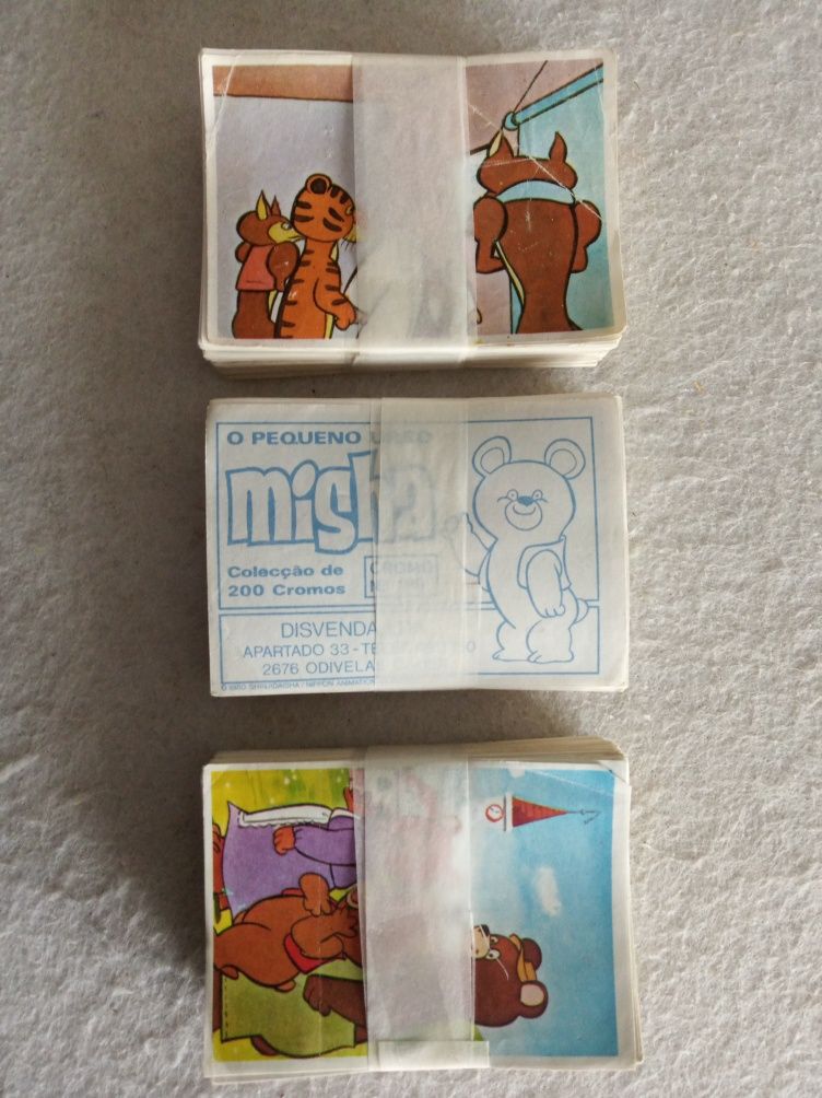 Cromos O PEQUENO URSO MISHA (caderneta)