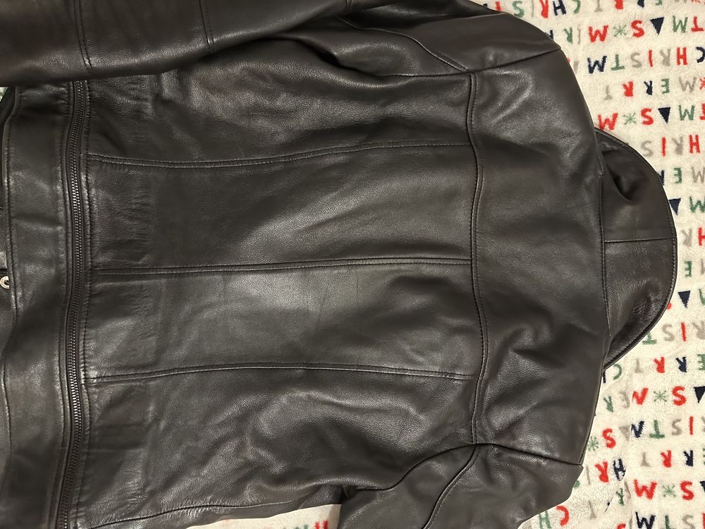 Кожаная куртка женская L-XL