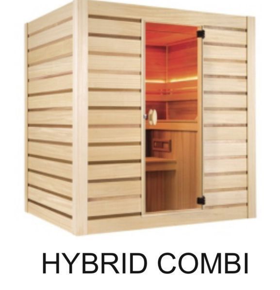 Black Friday Sauna Hibrid combi infrared + steam sauna -872€