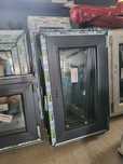 Okno 50x80 antracyt/złoty dąb trzyszbowe