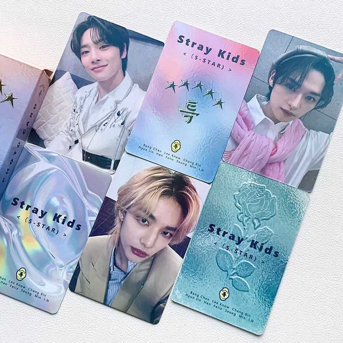 Набір кпоп голографічних карток Stray Kids №1, Стрей кідс