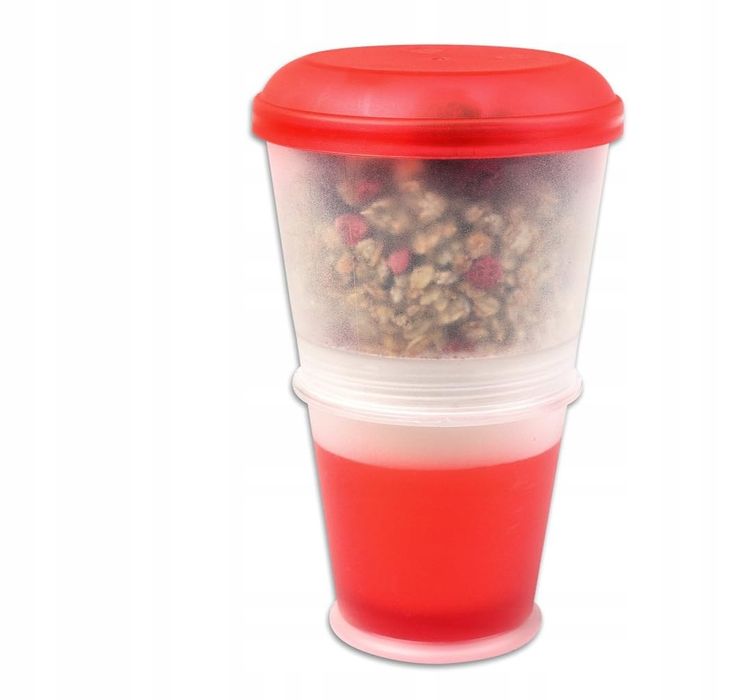 Kubek Na Jogurt Schramm Pojemnik Na Musli Z Wbudowaną Komorą Chłodzącą