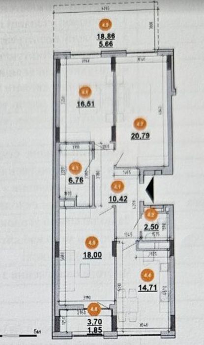 Продаж 3-к кварт на 1му пов/5 новобуд в ЖК "Підзамче"Брама" Е-Оселя