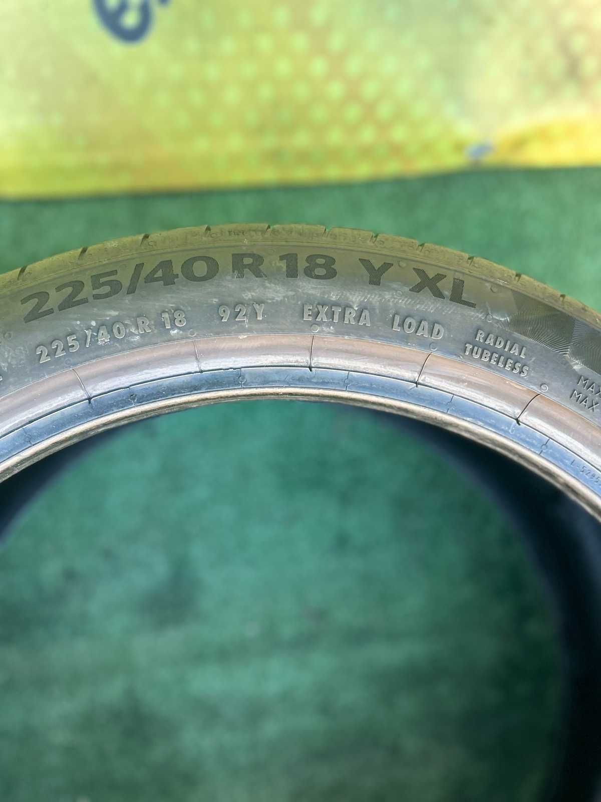 Резина Continental 225/40 r18 XL шини склад б/у