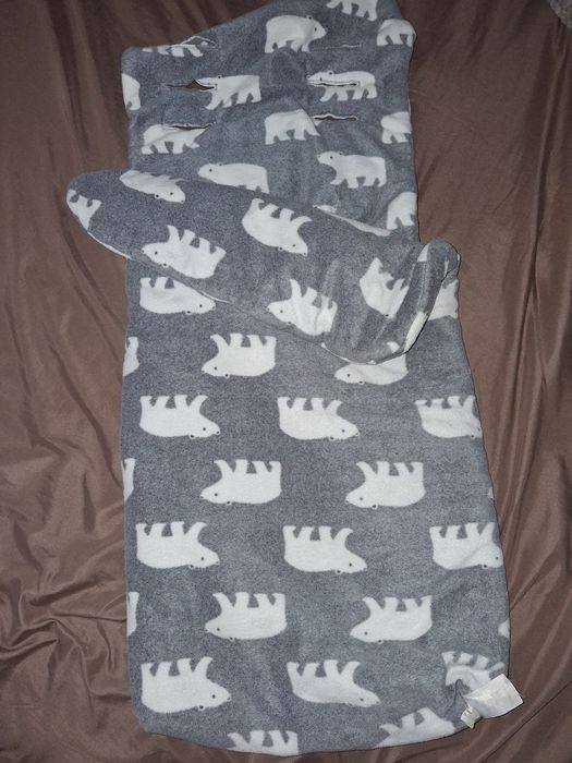 Конверт в коляску,кокон флісовий зима