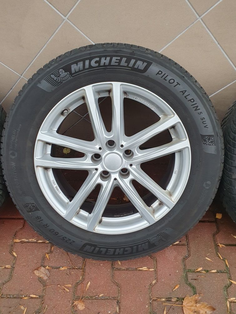 Felgi Koła 18" Bmw X3 G01 5x112 ET22+225.60.18 Michelin Alpin 5