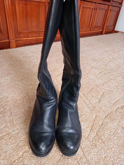 Чоботи демісезонні чорні