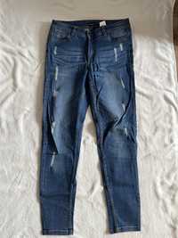 diverse spodnie jeansy skinny z przetarciami 34