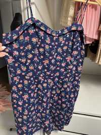 Kombinezon spodnium Superdry w kwiatki Retro L/XL