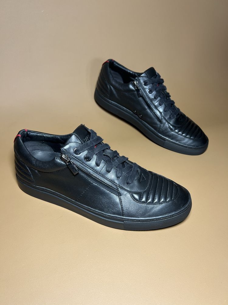 Шкіряні кросівки 41р. Hugo Boss Black Futurism