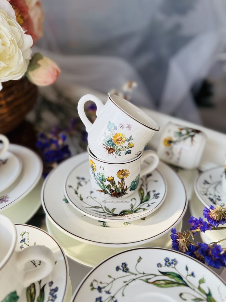 Botanica Villeroy&Boch trio filiżanka serwis komplet
