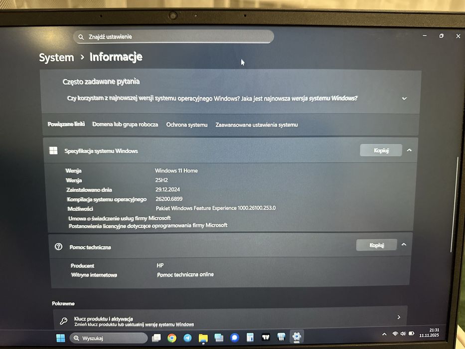 Laptop gamingowy HP Omen 15’ 1650ti