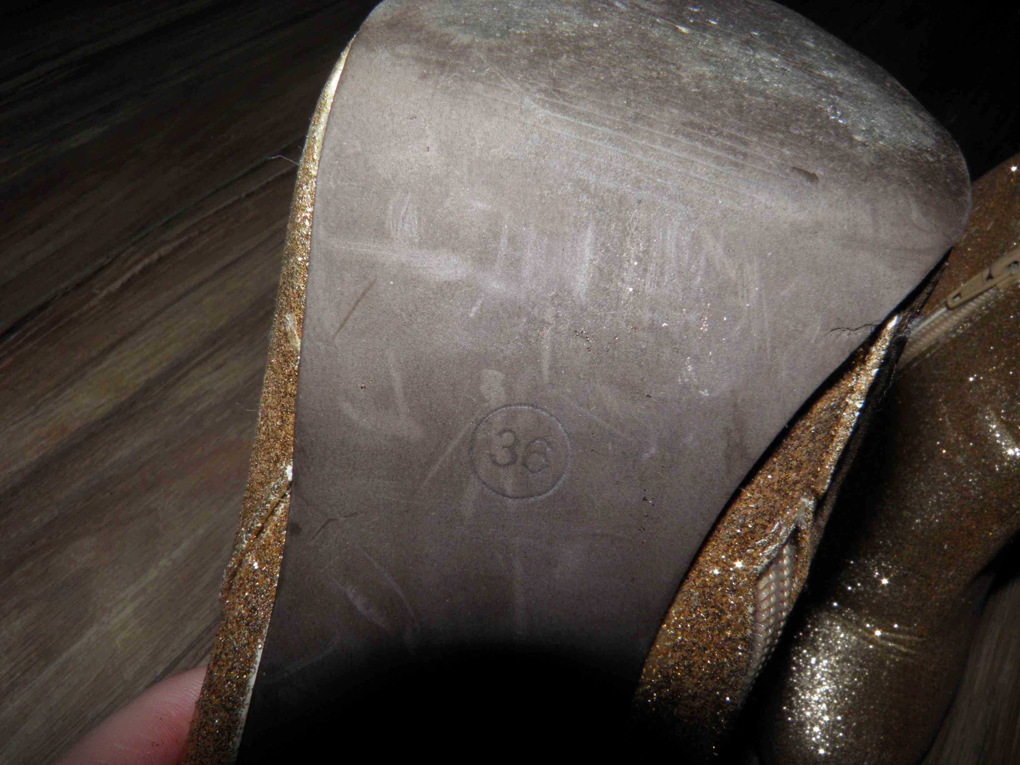 Brokatowe Buty Czółenka Botki