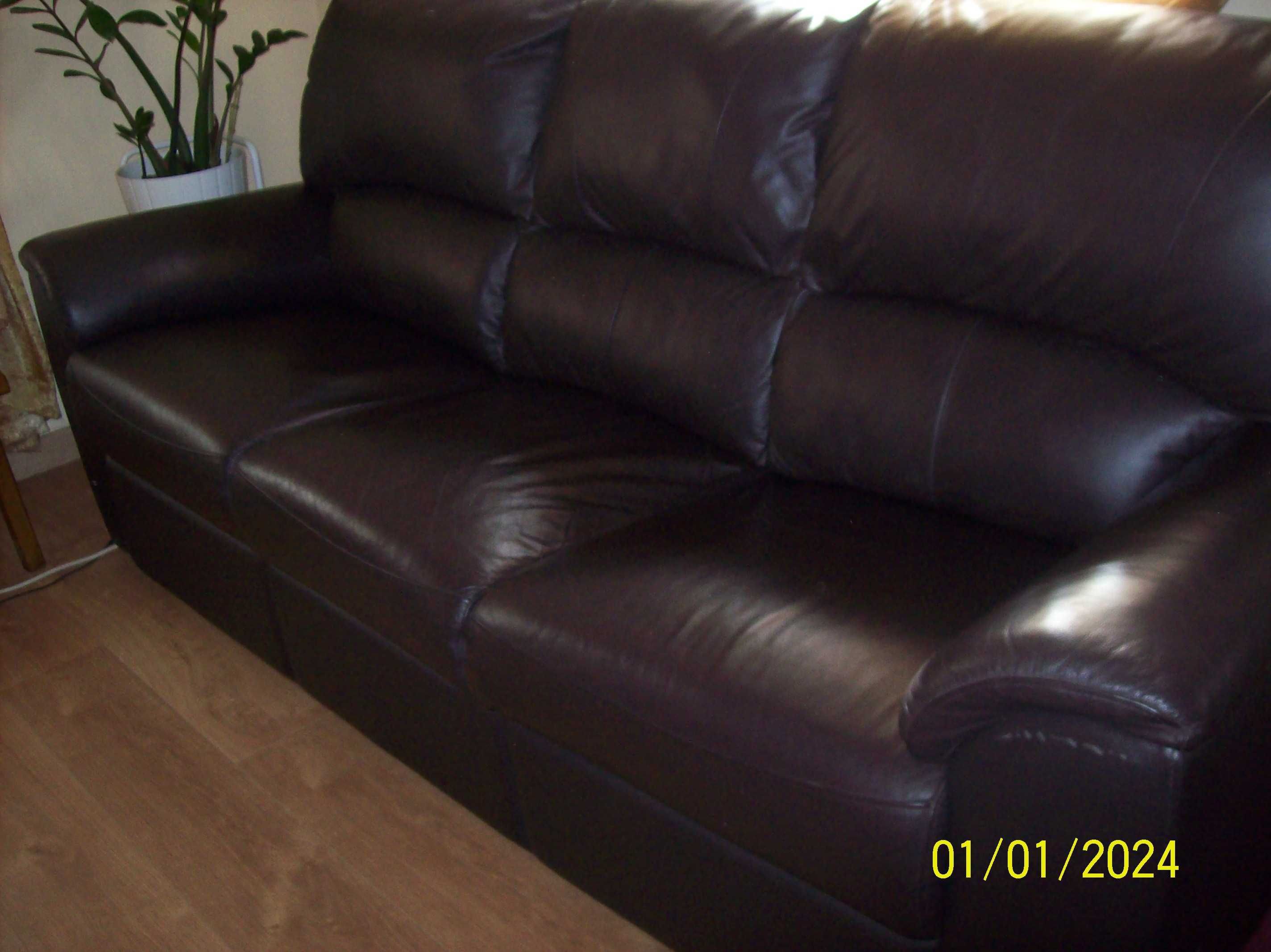 Vende-se 2 sofas   em pele