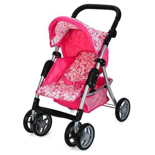 Коляска-трансформер для кукол MELOGO 9352/011 прогулочная розовая