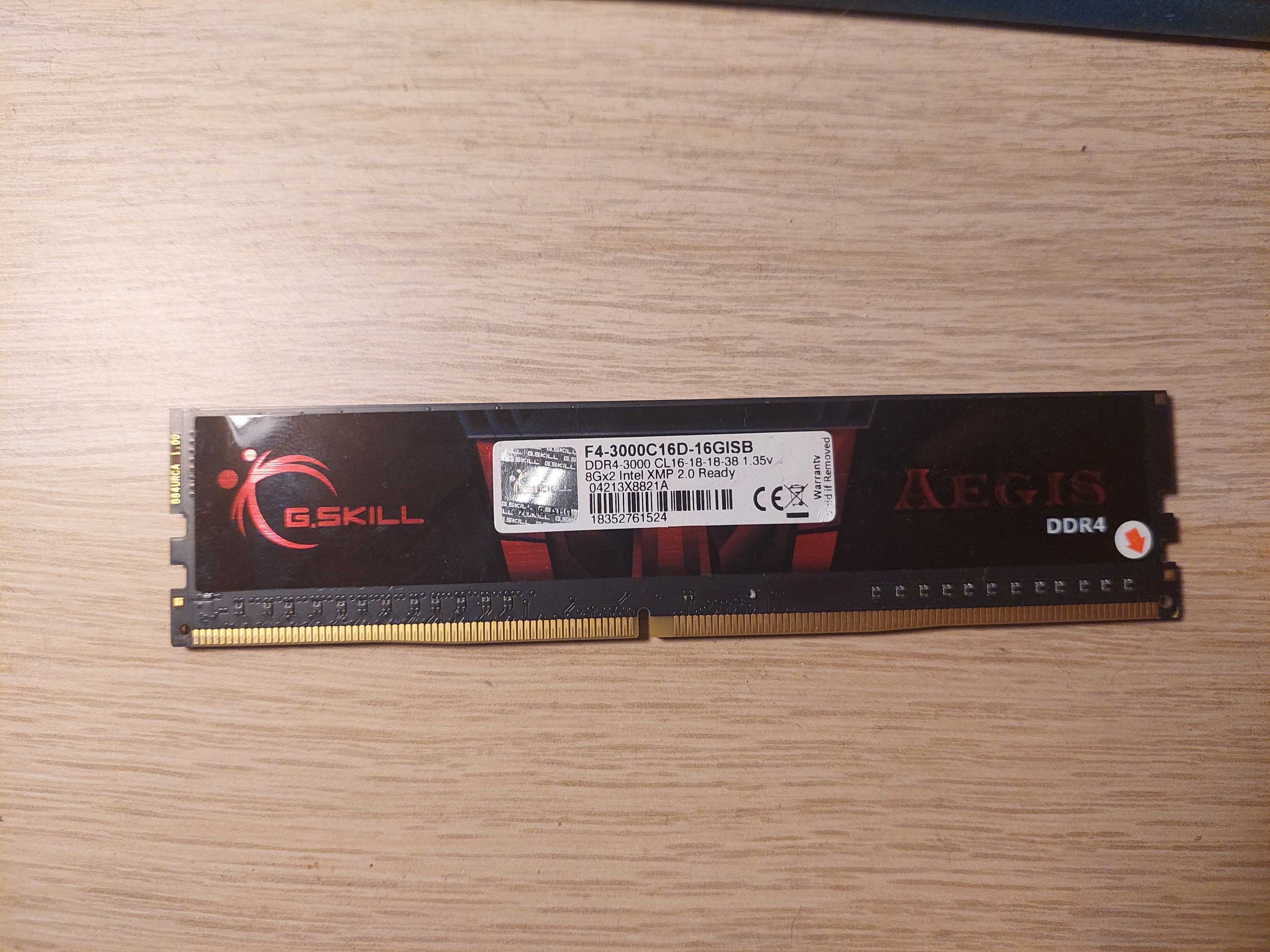 Memória RAM 8GB DDR4 3000mhz GSkill Aegis