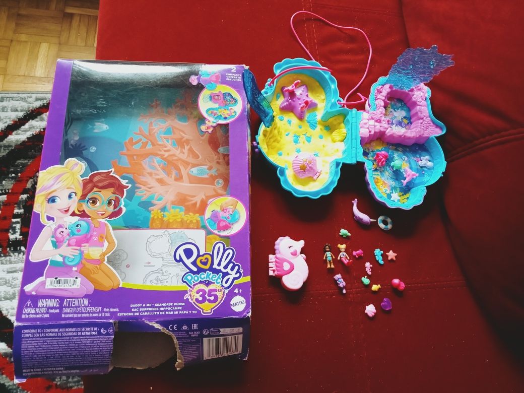 Polly pocket torebka konik morski